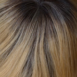 02-8 - Root 1B 2/22 - Off Black & Darkest Brown Root, the rest is Beige  Blonde