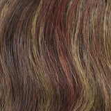 4/6/8/33 - Darkest Brown blended with medium and light chestnut brown and dark auburn