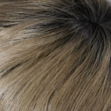 02-4 -Root 04/12 -  Dark Brown Root, the rest is Light Golden Brown